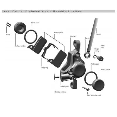 PASTIGLIE SRAM LEVEL ULTIMATE HRD-E ORGANICHE - COPPIA A.11.5018.037.000 2