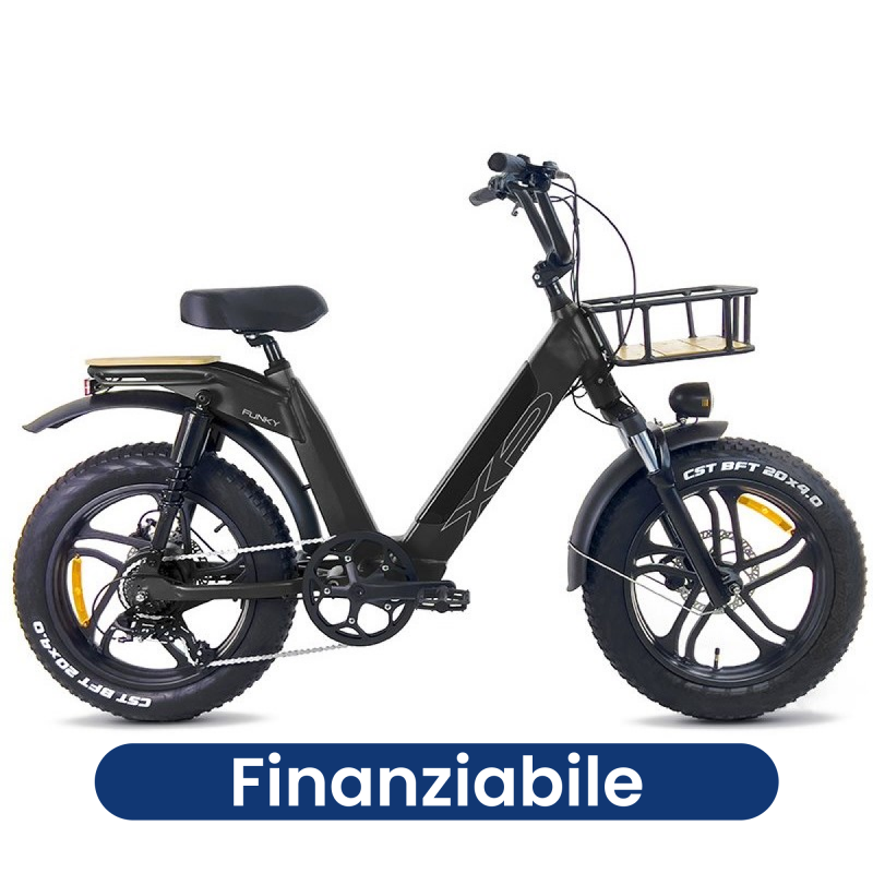 BICI E-BIKE FUNKY BLACK XP20210 2