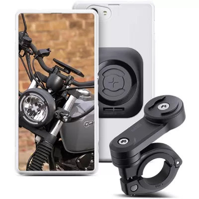 PORTACELLULARE MOTO SP CONNECT BUNDLE CON ADESIVO UNIVERSALE 2252401 1