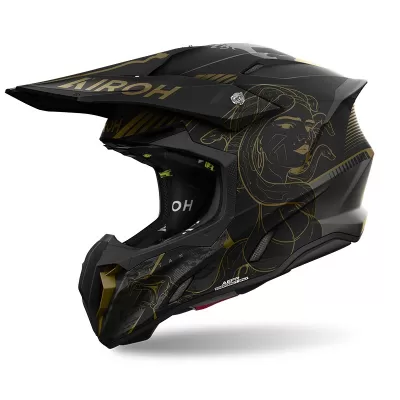 CASCO CROSS AIROH TWIST 3 TITAN MATT TW3TIT35 3