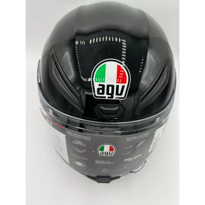 CASCO INTEGRALE AGV K1 S NERO LUCIDO TG.XXL GRAFFIATO