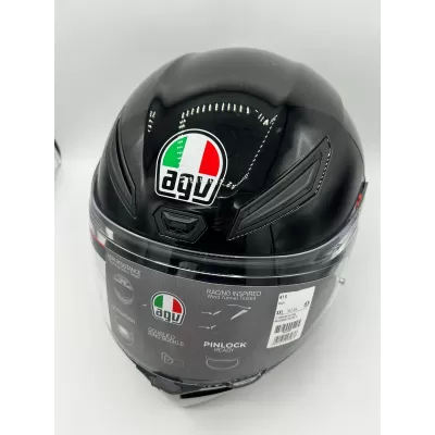 CASCO INTEGRALE AGV K1 S NERO LUCIDO TG.XXL GRAFFIATO