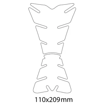 PROTEZIONE SERBATOIO TOPLINE T3 COLORE CARBONIO
