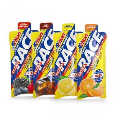 INTEGRATORE PRO ACTION CARBO SPRINT ULTRARACE GEL GUSTO ARANCIA 60ML 1PZ