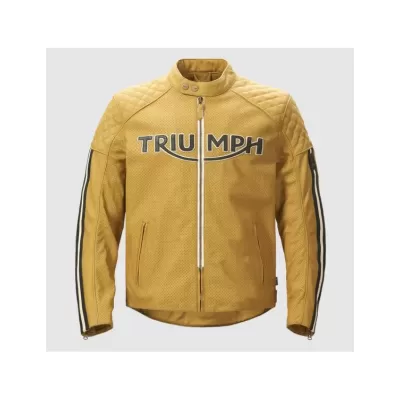 GIACCA MOTO TRIUMPH BRADDAN AIR RACE PERFORATA