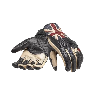 Les gants MOTO Triumph Drapeau cuir