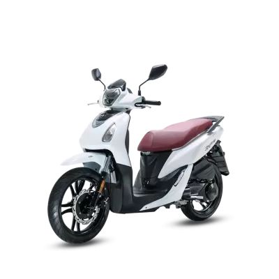 SCOOTER SYM SYMPHONY 50 E5 BIANCO OPACO SELLA ROSSA