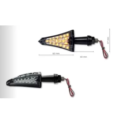 MICROINDICATORE DI DIREZIONE VIPER CON VETRINO FUME' 7215 7215 1