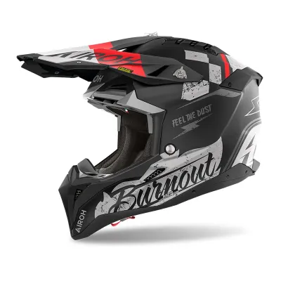 CASCO CROSS AIROH AVIATOR 3 BURNOUT MATT