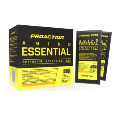 INTEGRATORE PRO ACTION AMINO ESSENTIAL BUSTINE 150G GUSTO ARANCIA