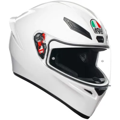 CASCO INTEGRALE AGV K1 S BIANCO LUCIDO TG.XL - GRAFFIATO