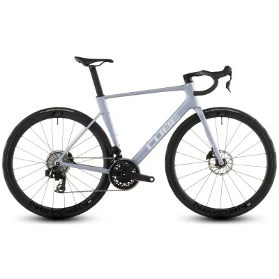 BICI STRADA CUBE LITENING AIR C:68X PRO TG.54 SKYSCRAPER'N'WHITE