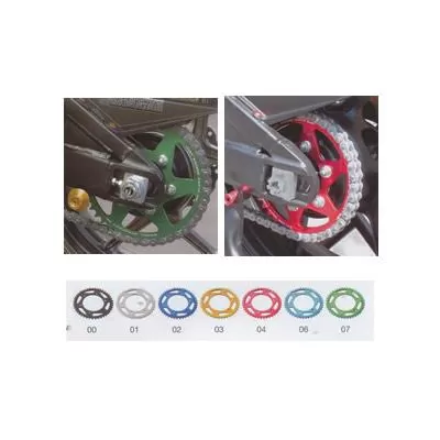 CORONA HONDA CBR600F 2001 ROSSO VALTER MOTO 46 DENTI COH18 04 1