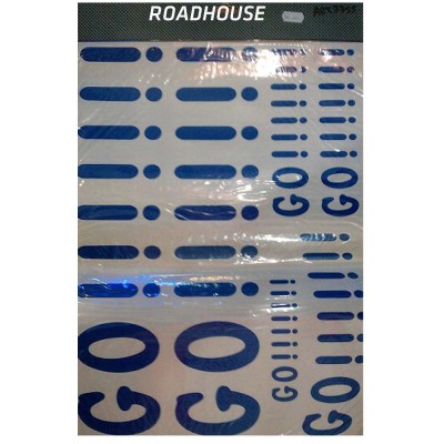 ADESIVO CARENA VALENTINO ROSSI GO!!!!! BLU 46x33 cm 3755 2